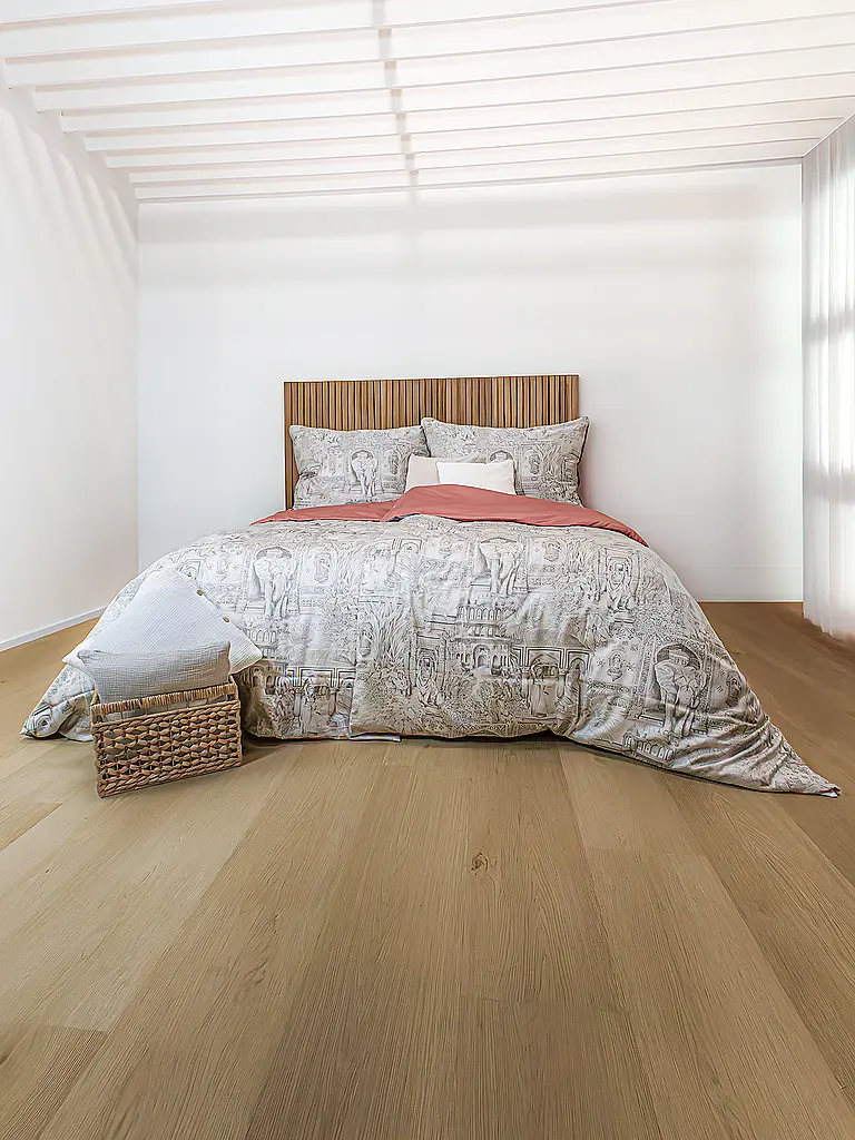 FLEURESSE | Parure de lit en satin 70x90cm/140x200cm BED ART Rosewood | Rose