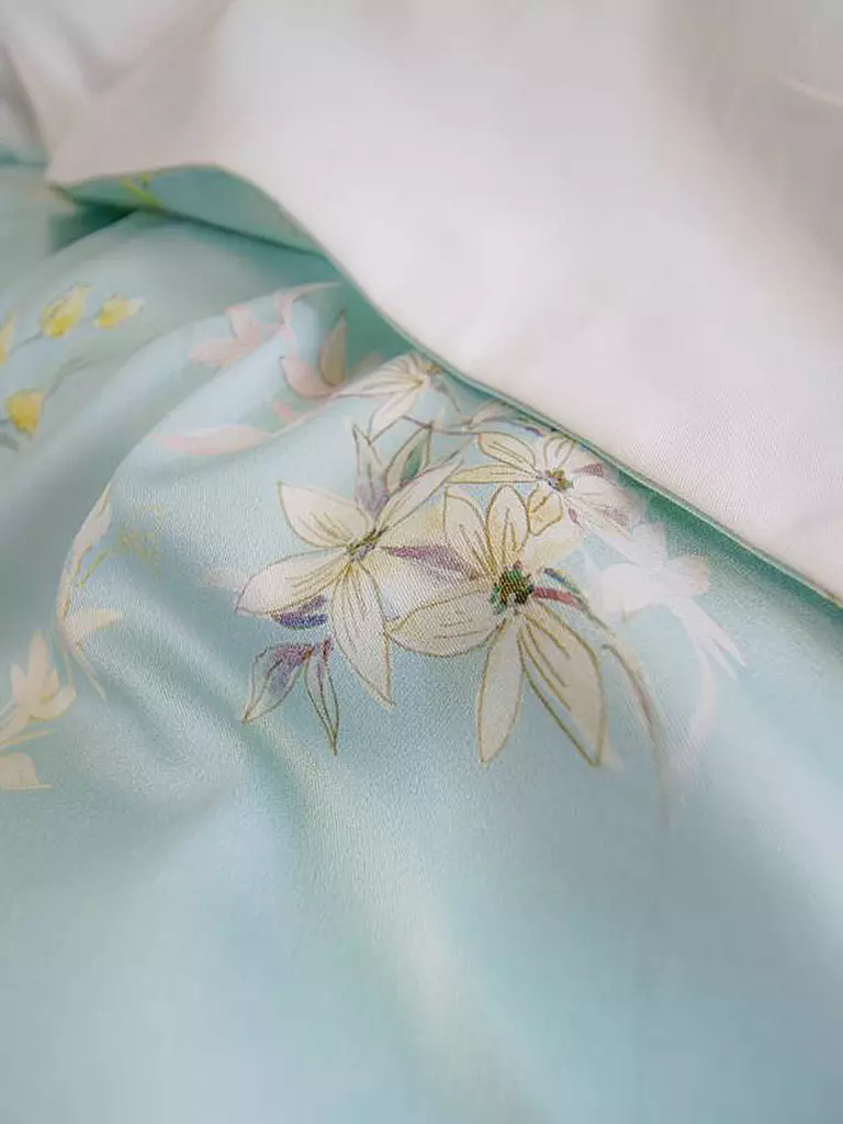 FLEURESSE | Satin Bettwäsche BED ART 70x90cm/140x200cm Honeydew | 