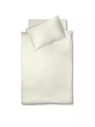 FLEURESSE | Satin Bettwäsche ROYAL UNI 2x 70x90cm/200x200cm Blanc | Crème