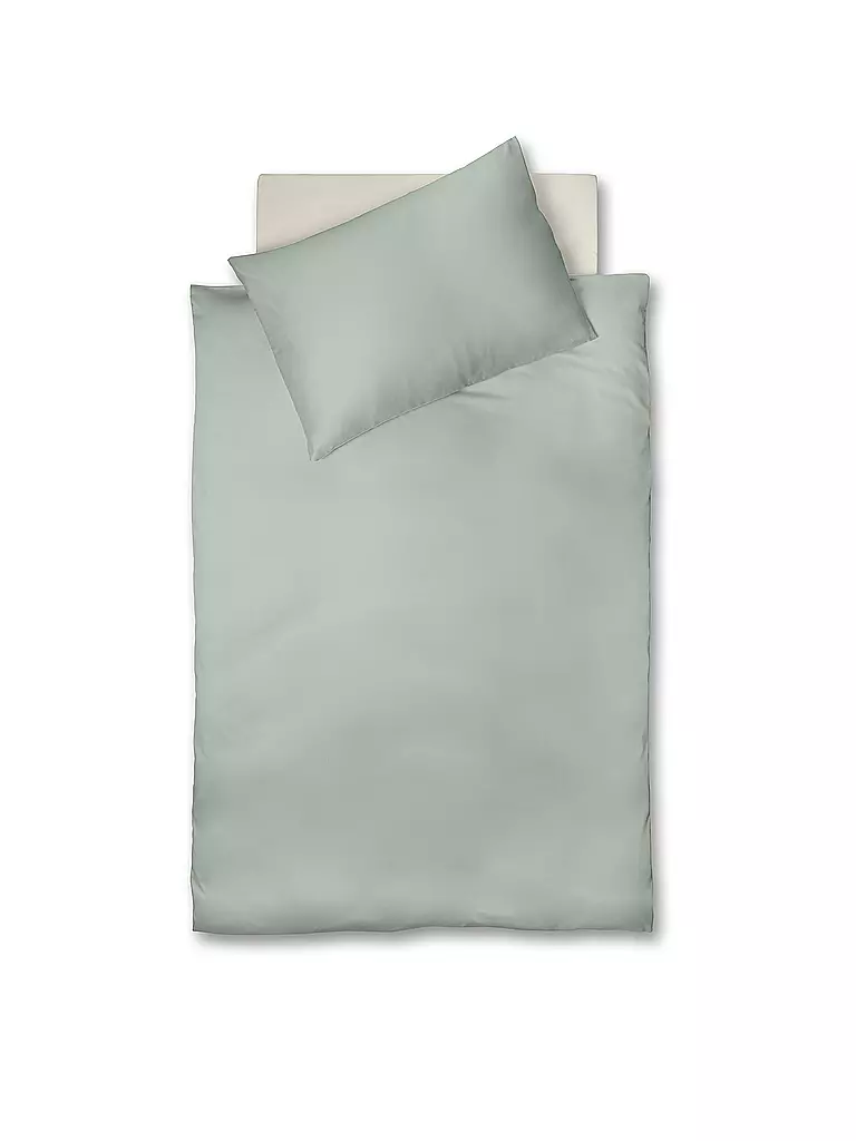 FLEURESSE | Satin Bettwäsche Royal 70x90cm / 140x200cm Olive | Olive