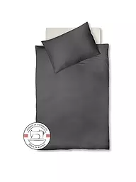 FLEURESSE | Linge de lit en satin "Royal" 70x90cm/140x220cm | Gris