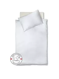 FLEURESSE | Linge de lit en satin "Royal" 70x90cm/140x220cm | Gris clair