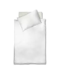 FLEURESSE | Satin Bettwäsche ROYAL UNI 2x 70x90cm/200x200cm Blanc | Blanc