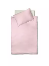 FLEURESSE | Satin Bettwäsche 70x90cm/140x200cm Royal Weiss | Rose