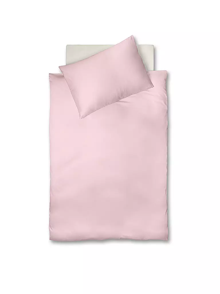 FLEURESSE | Satin Bettwäsche ROYAL UNI 70x90cm / 140x200cm Rose | rosa