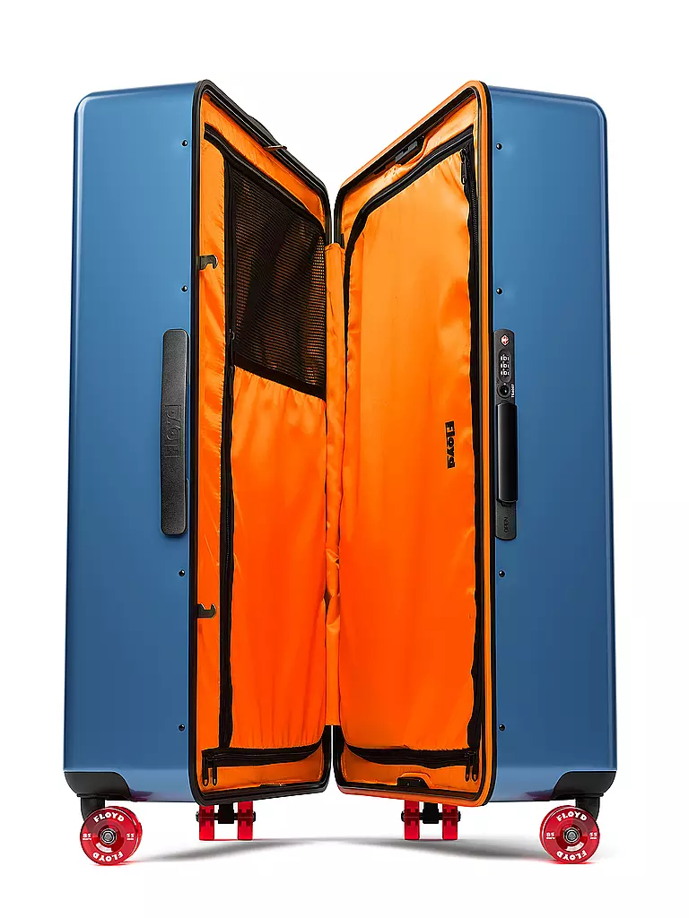 FLOYD | Trolley FLOYD TRUNK 78cm Bleu Pacifique | 
