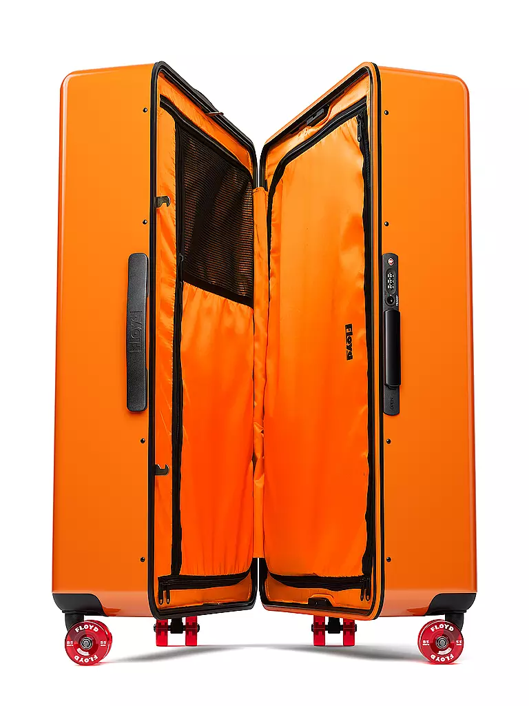 FLOYD | Trolley rigide FLOYD TRUNK 78cm Orange vif | Orange