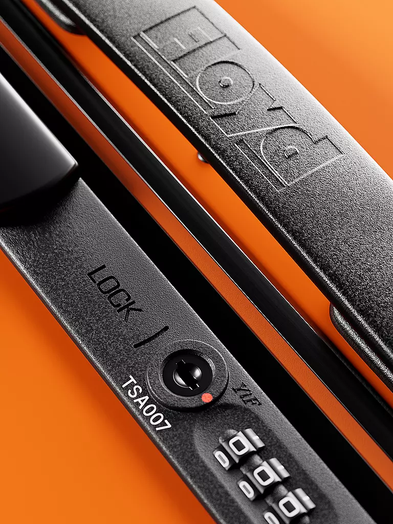 FLOYD | Trolley rigide FLOYD TRUNK 78cm Orange vif | Orange