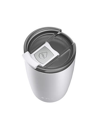 FLSK | Gobelet isotherme - Tasse thermos CUP Tasse à café à emporter 0,35 l Acier inoxydable Blanc