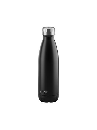 FLSK | Bouteille isotherme - Bouteille thermos 0,5l acier inoxydable noir