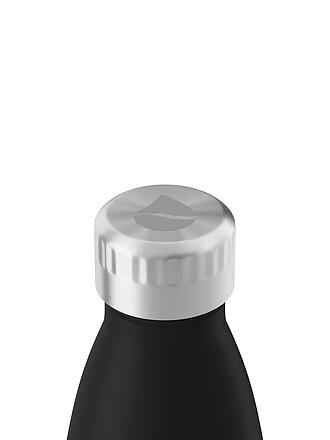 FLSK | Bouteille isotherme - Bouteille thermos 0,5l acier inoxydable noir