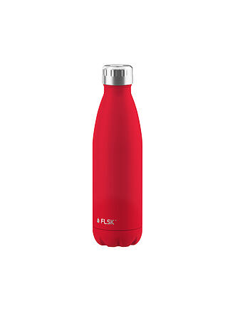 FLSK | Bouteille isotherme - Bouteille thermos 0,5l en acier inoxydable rouge