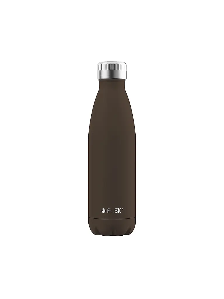 FLSK | Bouteille isotherme - Bouteille thermos 0,5l acier inoxydable Chocolate | braun