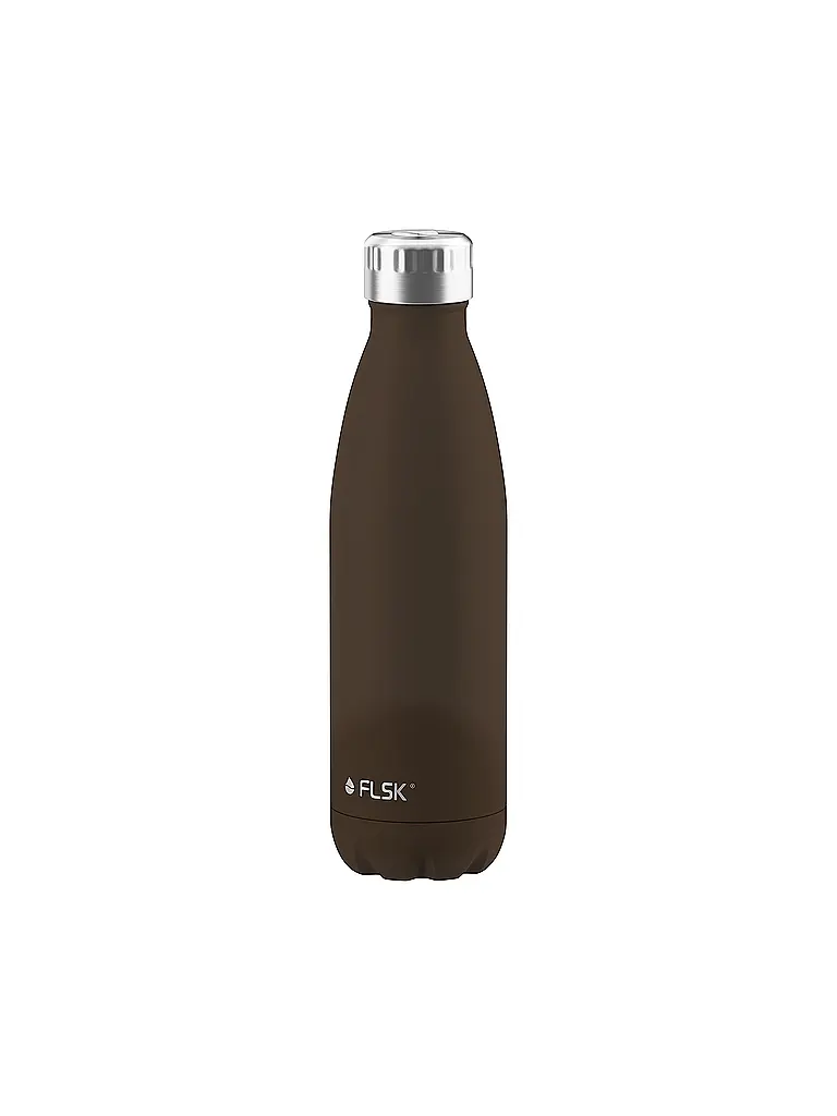 FLSK | Bouteille isotherme - Bouteille thermos 0,5l acier inoxydable Chocolate | braun