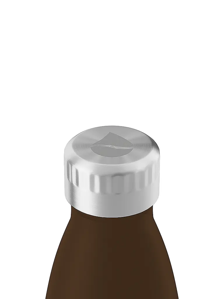 FLSK | Bouteille isotherme - Bouteille thermos 0,5l acier inoxydable Chocolate | braun
