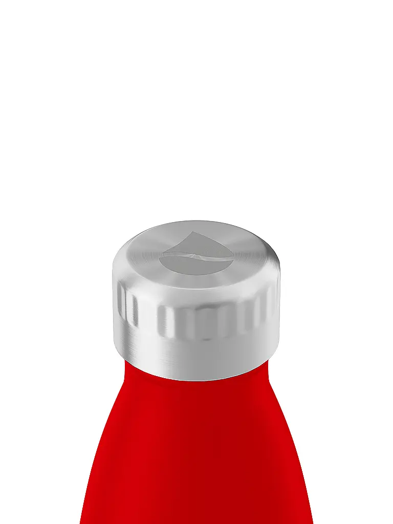 FLSK | Bouteille isotherme - Bouteille thermos 0,5l en acier inoxydable rouge | Rouge