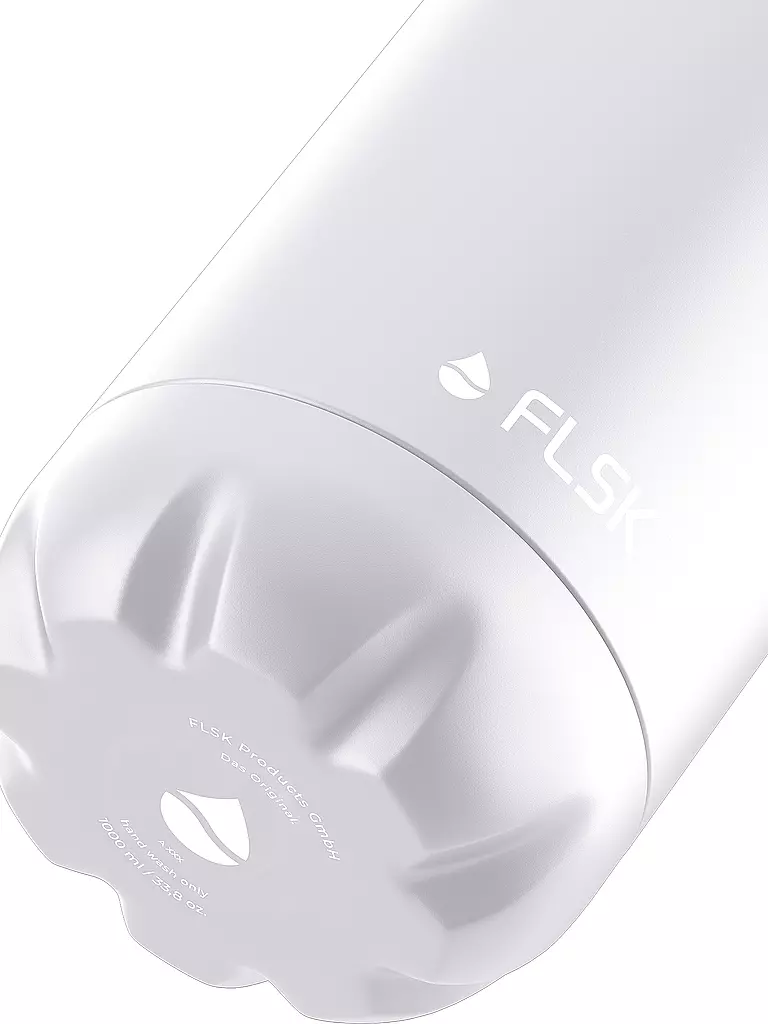 FLSK | Bouteille isotherme - Bouteille thermos 1l Blanc | Blanc