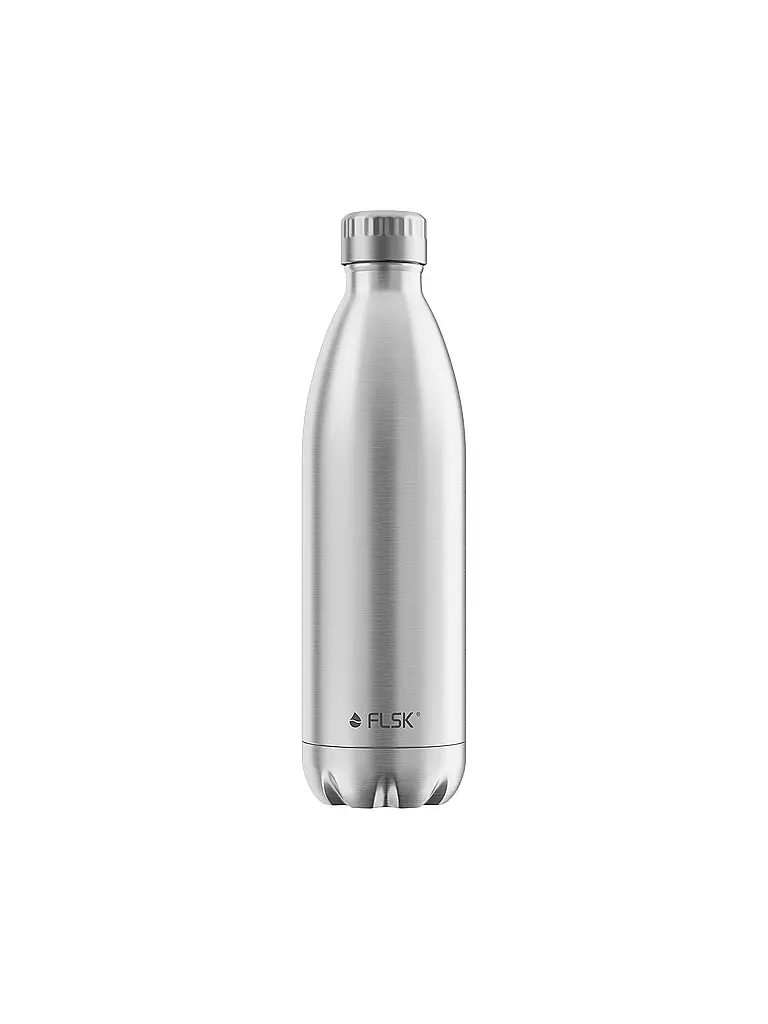 FLSK | Bouteille isotherme - Bouteille thermos 1l Stainless | Argent