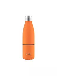 FLSK | Bouteille isotherme - Gourde avec gobelet 0,7l Vert Ridge | Orange