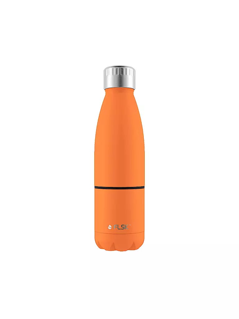 FLSK | Bouteille isotherme - Gourde avec gobelet 0,7l Trail-Orange | orange