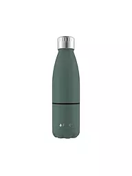 FLSK | Bouteille isotherme - Gourde avec gobelet 0,7l Vert Ridge | Vert foncé