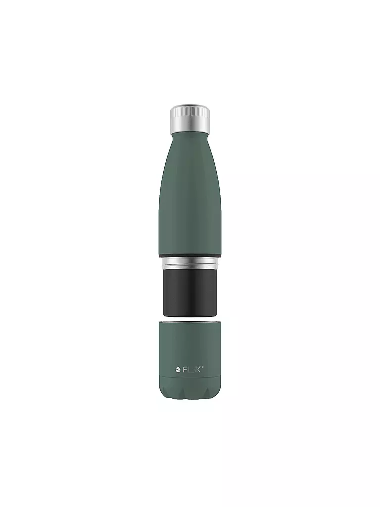 FLSK | Bouteille isotherme - Gourde avec gobelet 0,7l Vert Ridge | 