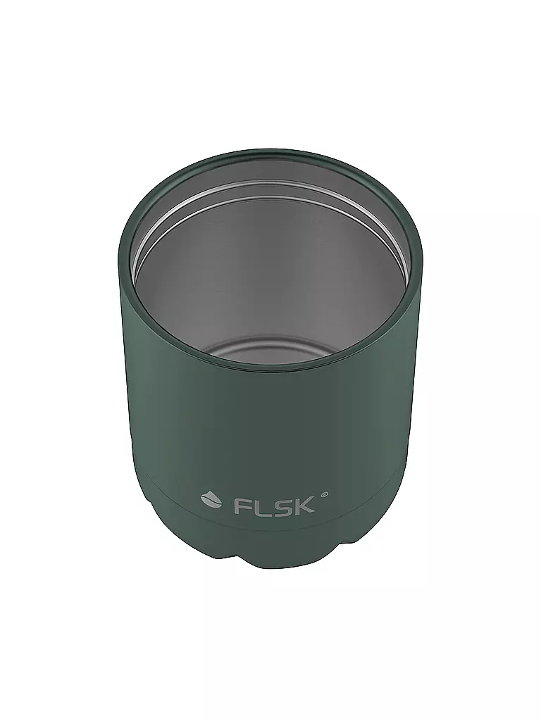 FLSK | Bouteille isotherme - Gourde avec gobelet 0,7l Vert Ridge | 