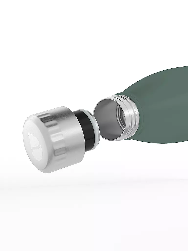 FLSK | Bouteille isotherme - Gourde avec gobelet 0,7l Vert Ridge | 