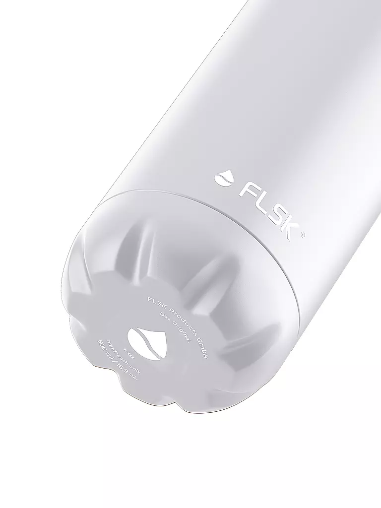 FLSK | Bouteille isotherme - Gourde isotherme 0,5l Acier inoxydable Blanc | 