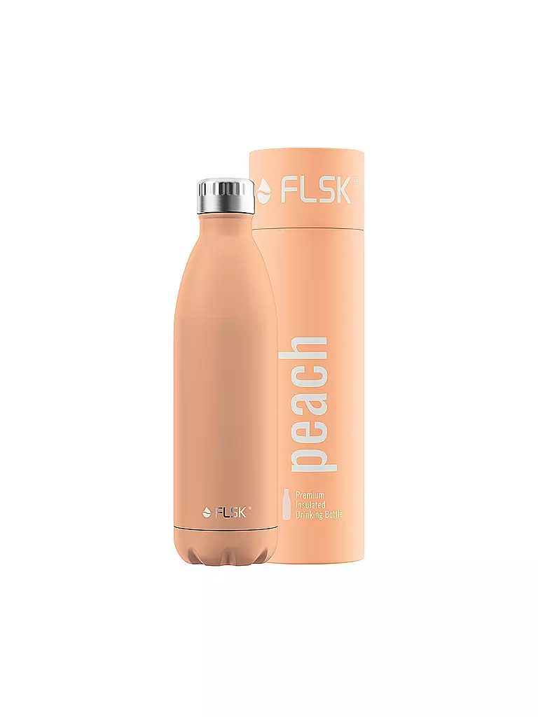 FLSK | Bouteille isotherme - Gourde thermos 0,75 l Pêche | 