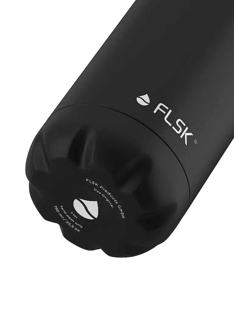 FLSK | Bouteille isotherme - Gourde thermos 0,75l Noir | 