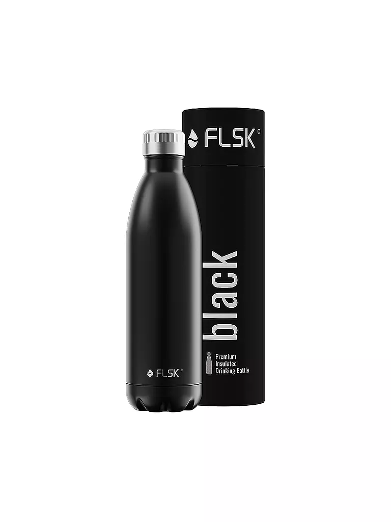 FLSK | Bouteille isotherme - Gourde thermos 0,75l Noir | 