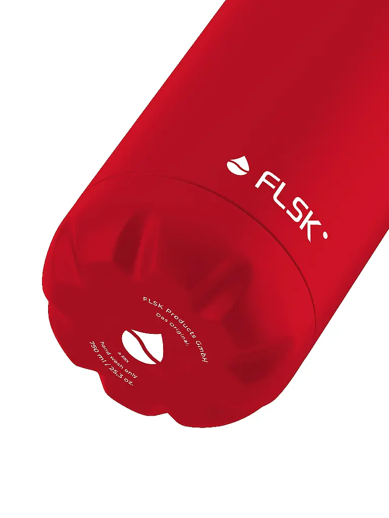FLSK | Bouteille isotherme - Gourde thermos 0,75l Rouge | rot
