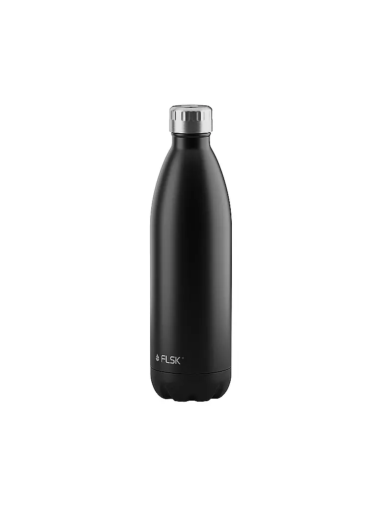 FLSK | Bouteille isotherme - Gourde thermos 1l Noir | schwarz