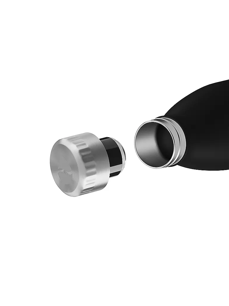 FLSK | Bouteille isotherme - Gourde thermos 1l Noir | 