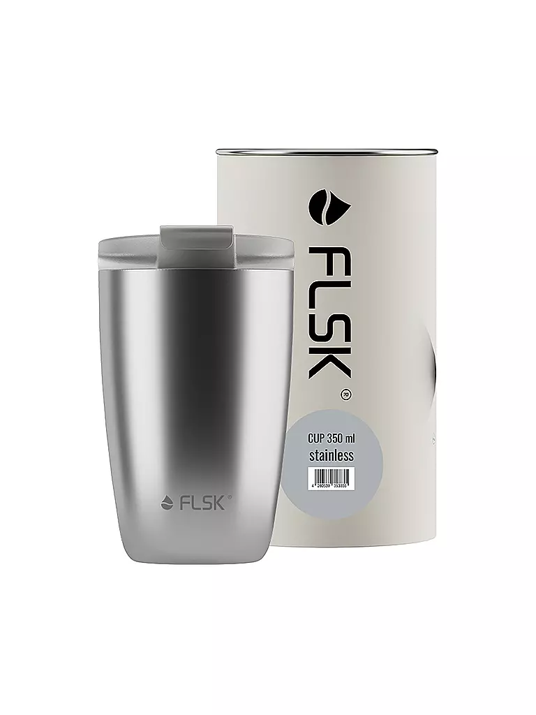 FLSK | Gobelet isotherme - Gobelet thermos CUP Coffee to go 0,35l Stainless | 