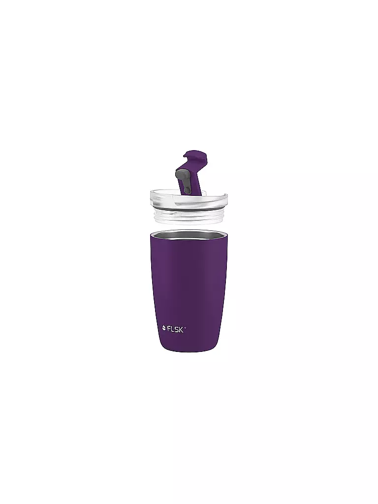 FLSK | Gobelet isotherme - Tasse thermos CUP pour café à emporter 0,35 l Prune nordique | Lilas