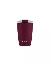 FLSK | Gobelet isotherme - Tasse thermos CUP pour café à emporter 0,35 l Winterberry | Rouge foncé