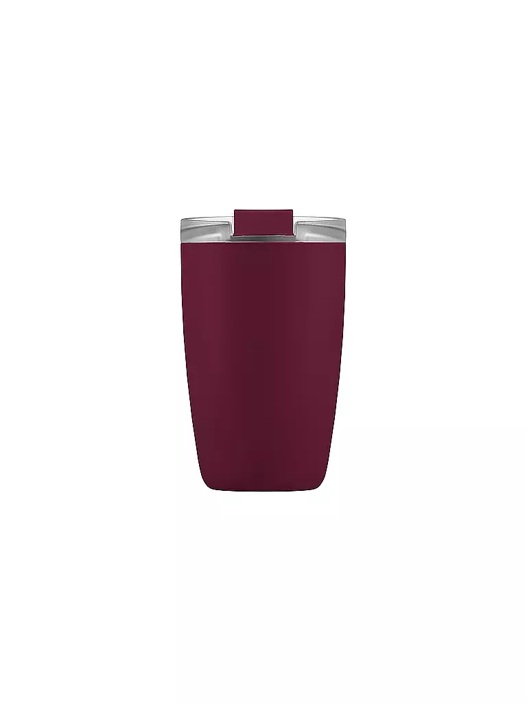 FLSK | Gobelet isotherme - Tasse thermos CUP pour café à emporter 0,35 l Winterberry | Rouge foncé