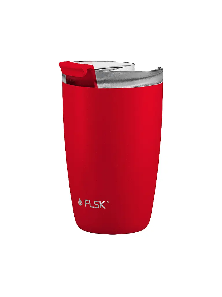 FLSK | Gobelet isotherme - Tasse thermos CUP Tasse à café à emporter 0,35 l Acier inoxydable Rouge | Rouge