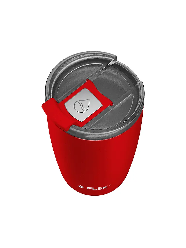 FLSK | Gobelet isotherme - Tasse thermos CUP Tasse à café à emporter 0,35 l Acier inoxydable Rouge | Rouge