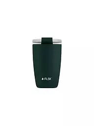 FLSK | Gobelet isotherme - Tasse thermos CUP pour café à emporter 0,35 l Winterberry | Vert foncé