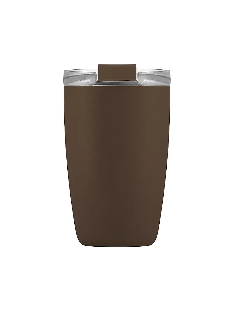 FLSK | Gobelet isotherme - Tasse thermos CUP Tasse à café à emporter 0,35l Acier inoxydable Chocolat | Marron