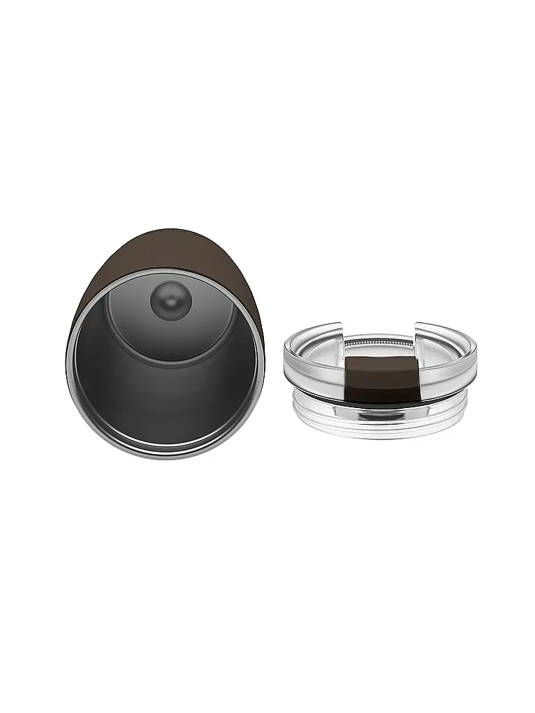 FLSK | Gobelet isotherme - Tasse thermos CUP Tasse à café à emporter 0,35l Acier inoxydable Chocolat | Marron