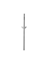 FLSK | Paille avec brosse de nettoyage, lot de 2, acier inoxydable | Argent