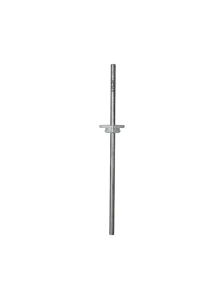 FLSK | Paille avec brosse de nettoyage, lot de 2, acier inoxydable | silber