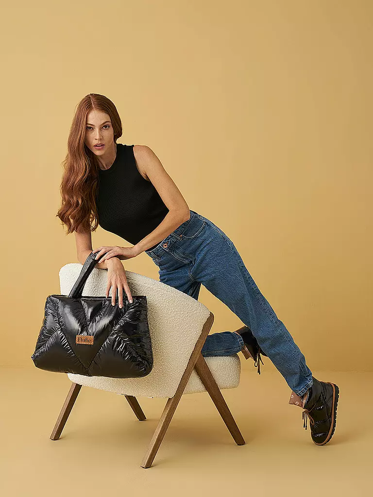 FLUFIE | Snowboots SHINY | Noir