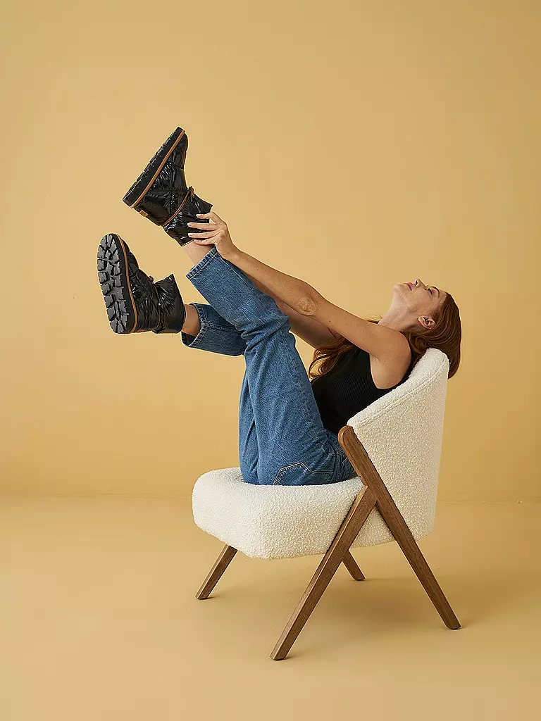 FLUFIE | Snowboots SHINY | Noir