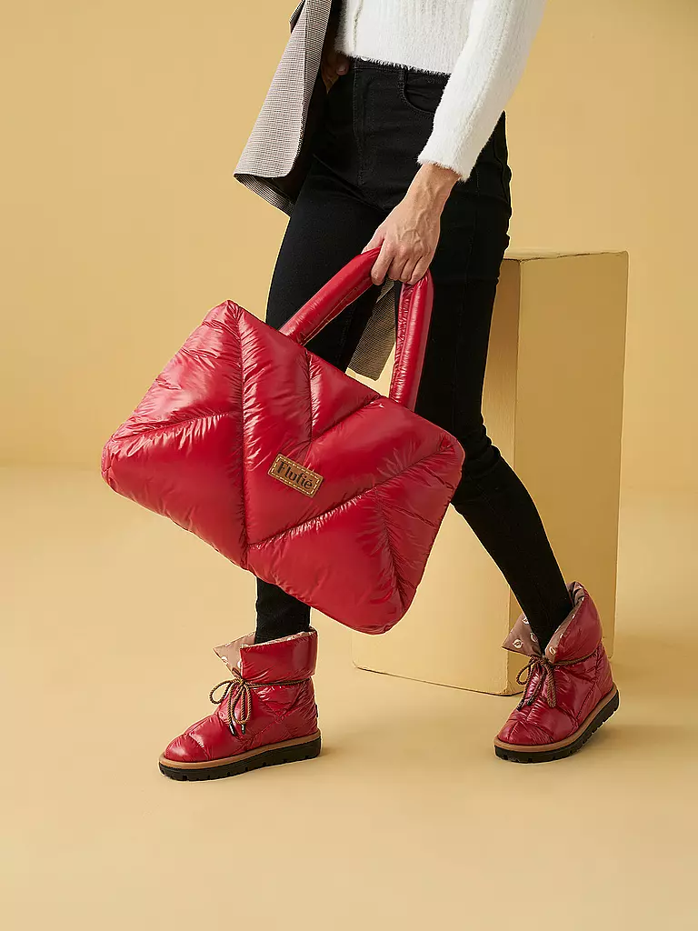FLUFIE | Snowboots SHINY | Rouge