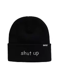 FNTSY | Mütze - Haube SHUT UP | Noir